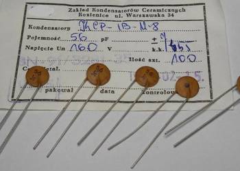 Kondensator 56pF 160V KCP CERAD