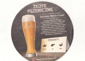 Tyskie - podstawka do piwa. Nr . 1.