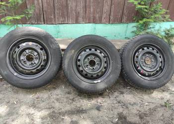 Kola 3 szt Mazda 14 cali 5x114.3 letnie opony