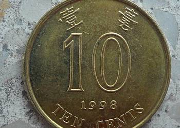 HONG KONG-10 CENTS-1998 r