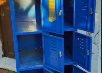 Szafka metalowa śniadaniowa , 10 szafek