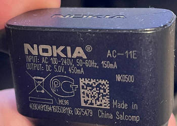 Ładowarka NOKIA AC-11E wąski bolec