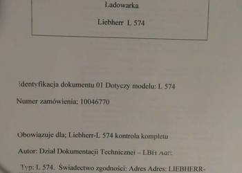 dtr INSTRUKCJA OBSŁUGI ŁADOWARKA LIEBHERR L574 i iNNE_
