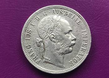 Moneta 1 FLOREN 1877 / AUSTRIA - Srebro - Rzadkość ! (nr.2)