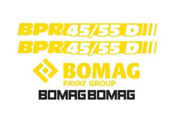 Naklejki oklejenie BOMAG BPR 45/55D Zamiennik