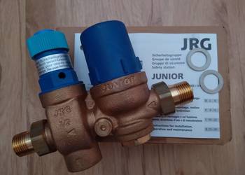 Reduktor ciśnienia + zawór bezp. - JRG DN 15 1/2"