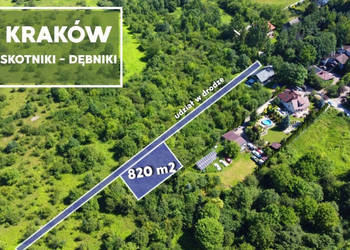 Działka rolna Kraków | Skotniki | Dębniki | 820 m²