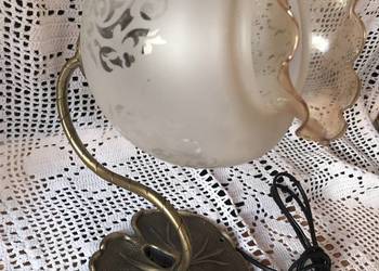 Lampa lampka Kinkiet metal i szkło TANIO