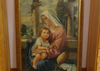 Obraz z Madonną  olej na płótnie