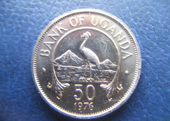 Stare monety 5 cent 1976 Uganda
