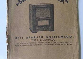 Śląska Trójka opis aparatu sys.K.Z.Lewickiego 1935