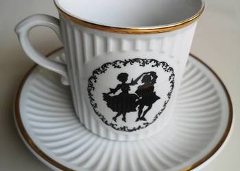 Kubek porcelana Bohemia vintage