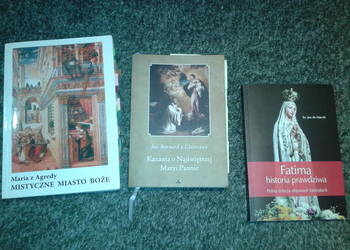 ZESTAW - MARYJNY - Bernard z Clairvoux/Maria z Agredy/ Fatima - 100 zł