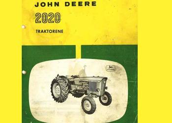 John Deere 2020 instrukcja obslugi ciągnik