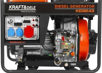 Agregat prądotwórczy DIESEL 7kW 230/400V KD3243