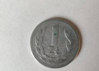 Moneta 1 złoty 1949 r bez znaku mennicy