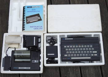 Timex 2048 Sinclair Spectrum komputer z lat 80 z drukarką , Instrukcją