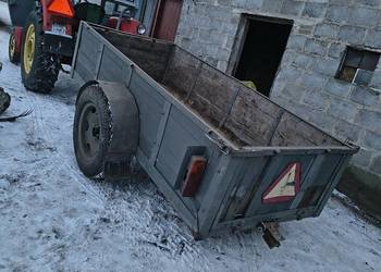 Przyczepka rolnicza jednoosiowa