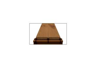 Deska tarasowa thermo sosna gładka 26x117mm