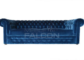 Pikowana sofa Chesterfield Elizabeth f.spania MEBLE FALCON