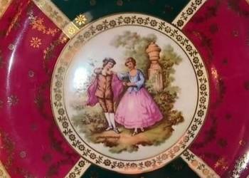 ROYAL OLD VIENNA*Josef Kuba JKW*patera kolekcjonerska ze scenką Fragonarda