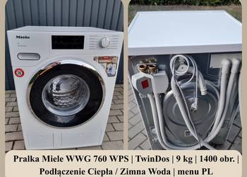 Pralka Miele WWG 760 WPS | TwinDos | 9 kg | 1400 obr. | Ciepła / zimna