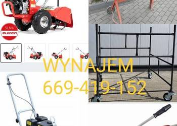 Wynajmę Zagęszczarki 90kg, glebogryzarkę, betoniarkę, rusztowanie, inne...