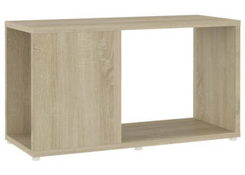 Szafka pod TV dąb sonoma 60x24x32 cm materiał drewnopochodny WM-809056