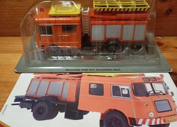 SKODA 706 RT Podnośnik deagostini 1:43 Kultowe ciężarówki auta PRL KcP