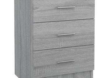 Szafka nocna szary dąb sonoma 38x35x56 cm WM-815323