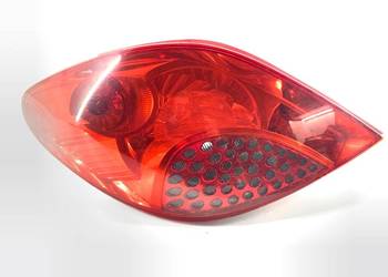 LAMPA LEWY TYŁ PEUGEOT 207 9649986680 Hatchback 06-15 ŚWIATŁO