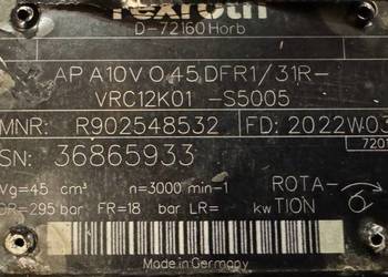 Rexroth AP A10V O 45 DFR1/31R-VRC12K01 -S5005 ( R902548532 ) Pompa