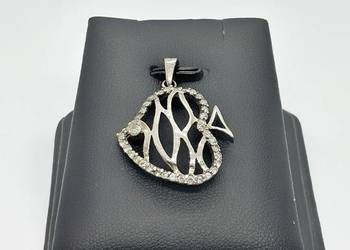 Srebrna zawieszka pr 925 2,9g z cyrkoniami