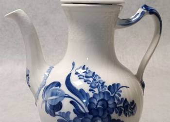 Royal Copenhagen Dzbanek Piękna Kobaltowy bukiet Biała porcelana 10/1794