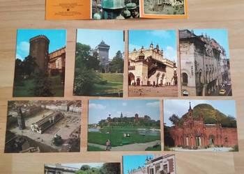Zestaw 9 Pocztówek w Obwolucie Kraków PRL Zestaw 9 Pocztówek w Obwolucie Kraków PRL