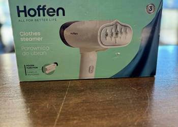 Parownica do ubrań 1200W biała ze składaną rączką Steamer Hoffen