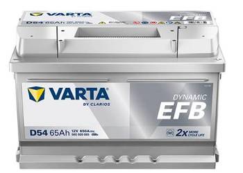 Akumulator 65Ah 650A 12V VARTA EFB D54 PŁOCK CHOPINA 1 DARMOWA DOSTAWA