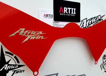Forkshield METAL AfricaTwin Honda CRF 1000 DG 2 RED