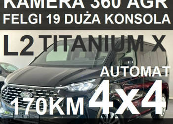 Ford Tourneo Custom 4X4 170KM L2 Titanium X Hak Webasto Elektr. Drzwi Od r…