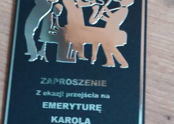 Zaproszenia z tyt odejścia na emeryturę