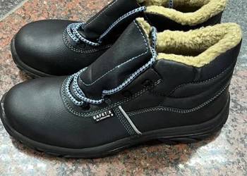 Buty robocze skórzane ocieplane z wkładką metalową rozmiar 44