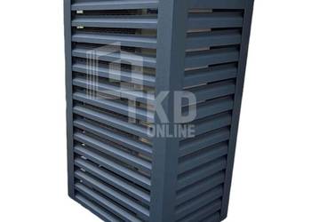 Osłona pompy ciepła 90x50x180 cm antracyt TKD192