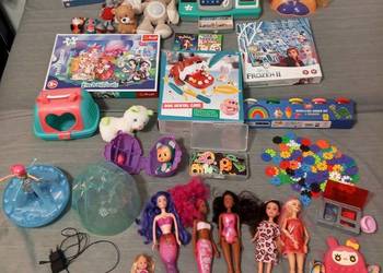 Zabawki DUŻA ILOŚĆ Gry Puzzle Lalki