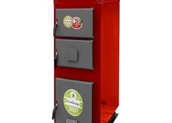 Piec stalowy na brykiet drewno groszek miał pellet brunatny kamienny 13 kW
