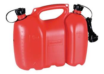 Kanister podwójny Profi Hünersdorff, czerwony 6+3 l JK8050