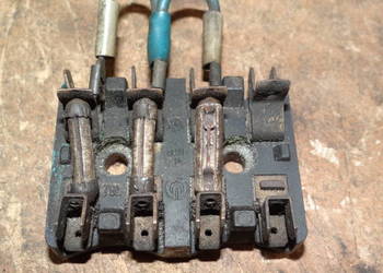 kostka bezpieczników MZ ETZ 4 sztuki org DDR