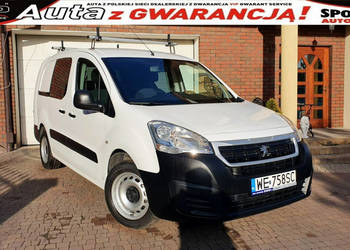 Peugeot Partner LONG , 5 osób,1.6 HDI 100 KM, SALON PL, F.vat23% 32300 net…