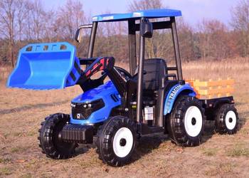 OLBRZYMI TRAKTOR NA AKUMULATOR Z PRZYCZEPĄ 12 V, JS-3158