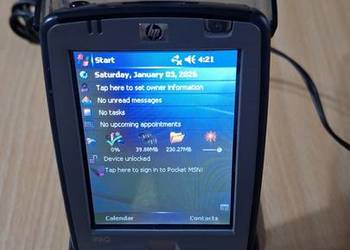 HP iPAQ hx2700 series Pocket PC – kompletny zestaw z pudełkiem i GPS-em