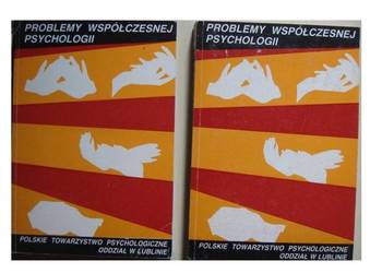 Problemy współczesnej psychologii  2 tomy  /fa